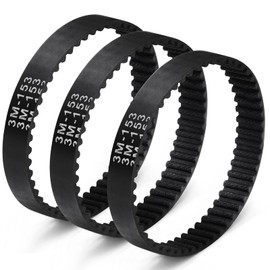 3PCS Soft Front Brush Belt Replacement Part 153-3GT-8 For Shark AZ1002 AZ1000 AX950 AX951 ZU782 Vacuum