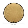 Silver Gold 2 In 1 Reflector Portable Mini Round Light