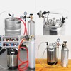 5FT Kegerator Beer Lines with Barb Fitting Connector, 3/16" ID