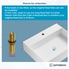 gotonovo Faucet Fittings Nipple Locknut Kit Extension Threaded Pipe Longer