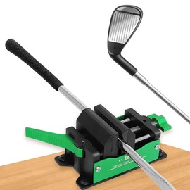 Golf Grip Kit for Regripping Golf Clubs with Reinforced Aluminum Construction, Quick Release Golf Club Shaft Vise Clamp for Home Workshop & Club Repair, Ideal for Golf Enthusiasts & DIYers