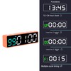 Fitness Timer Clock Large LED Digital Anti Vertigo Display Workout