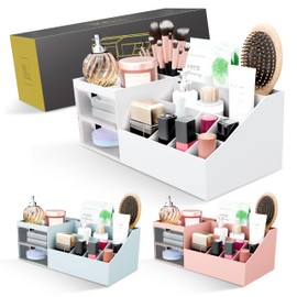 Makeup Organiser Storage Box (Blue)