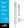 Wright Products Pneumatic Closer and Push Button Latch Combo Kit,
