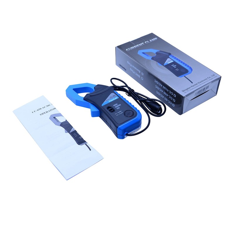 Hantek CC-650 CA/CC Abrazadera de Corriente Pinza Amperimétrica Para Osciloscopio