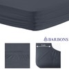 BARBONS Fitted Sheet 180 x 200 cm, 100% Cotton Fitted