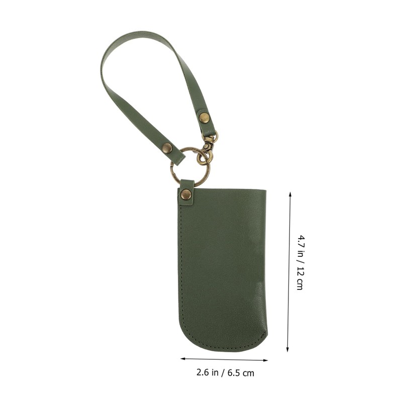 Ipetboom 1pc Portable Sprayer Bottle Holder Olive Green Pu Key
