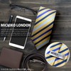 MICHIKO LONDON Brand Necktie, Made in Japan, 100% Silk, Jacquard