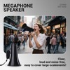 Flydot Megaphone with Speaker Microphone Siren and 240-Second Recording Bullhorn