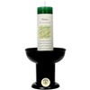 Generic Herbal Candle 1.5"" x 7"" with Black Pillar Holder