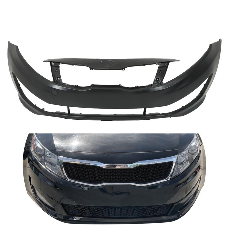 GXYWADY Front Bumper Cover Fascia Without Sensor Holes Replacement for