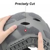 Qavctw 11-Piece Tactical Helmet, Magic Sticker, DIY Kit for Fast