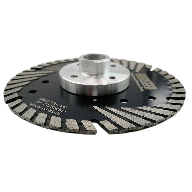 DT-DIATOOL 5 Inch Diamond Turbo Blade Cutting Granite Marble Concrete