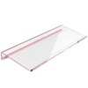 Rulyyo Ergonomic Computer Keyboard Stand - 17 Inch Clear Acrylic