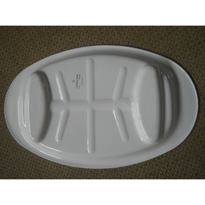 Corningware Corning Ware Blue Cornflower Meat Platter/rack