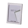 3.5 x 5-inch Silver Flat Edge Single Photo Frame with