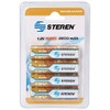 STEREN BAT-NM-AA/2500 Paquete de 4 Pilas Recargables de Alta Capacidad