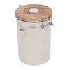 Coffee Canister 1.8L Stainless Steel Airtight Coffee Bean Storage Container