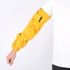 Pair Welding Sleeve Cowhide Wearproof Heat Resistant Golden Yellow for