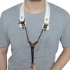 adorence Leather Saxophone Neck Strap - (Ergonomic, Breathable, Metal Swivel