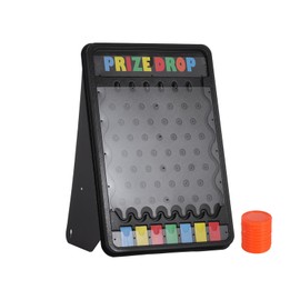 iElyiEsy 31"x21" Exciting Tabletop Prize Drop Plinko Board Game with Foldable Stand and 8 Customizable Playing Pucks - Perfect for Carnival, Tradeshow & Party Fun
