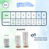 SNAPR 8-Pack 6m Nappy Bin Refill Compatible with Tommee Tippee