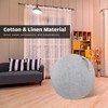 55cm/65cm/75cm Cotton+Linen Protective Yoga Ball Cover Exercise Ball Protection Skin