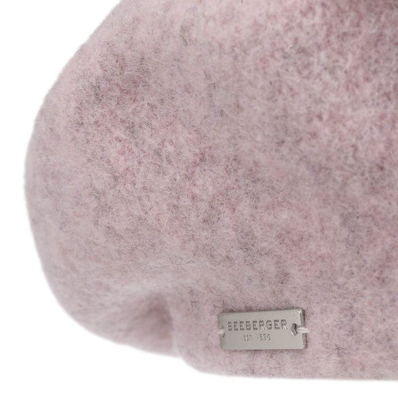 Seeberger Scheffau Series Women's Knitted Beret - Rosa Sandalwood 0027