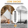 CHANGE MOORE 2.36in Secondary Burning Tent Stove Chimney Pipe, Internal