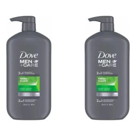 Shampoo Acondicionador Dove Men Fresh Clean 917ml (2 Pack)                                                                                            