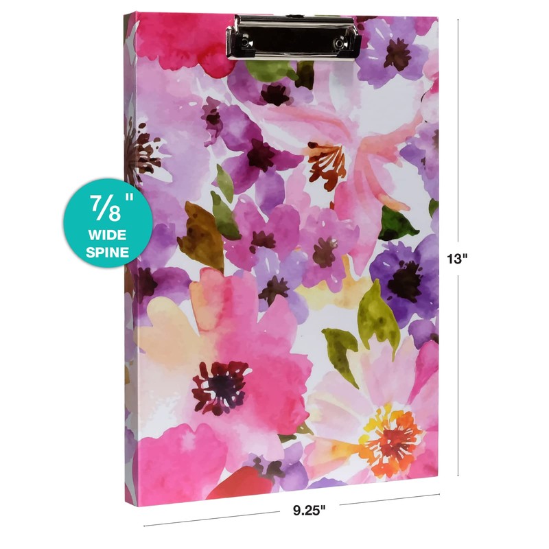 Global Printed Products Designer Printed Clipboard Portfolios, Interior Pocket, Metal