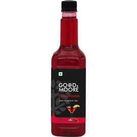 GOOD&MOORE Cosmopolitan Syrup | For Cocktail, Mocktail, Sodas, Ice-teas, Juices, Beverages and more | Concentrated Syrup | Ready to mix | Mixer | Premium Syrup | 25.36fl.oz/ 750ml | Perfect for gifting at Diwali, Thanksgiving and Christmas | Festive Gift