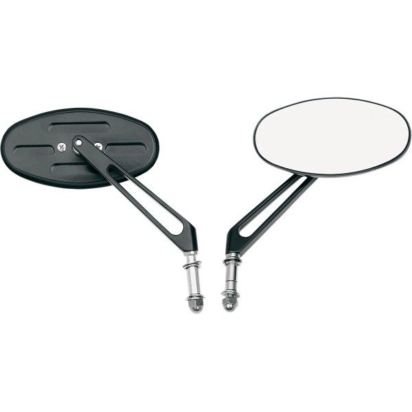 Drag Specialties Stealth I Black Mirror - Standard 0640-0285