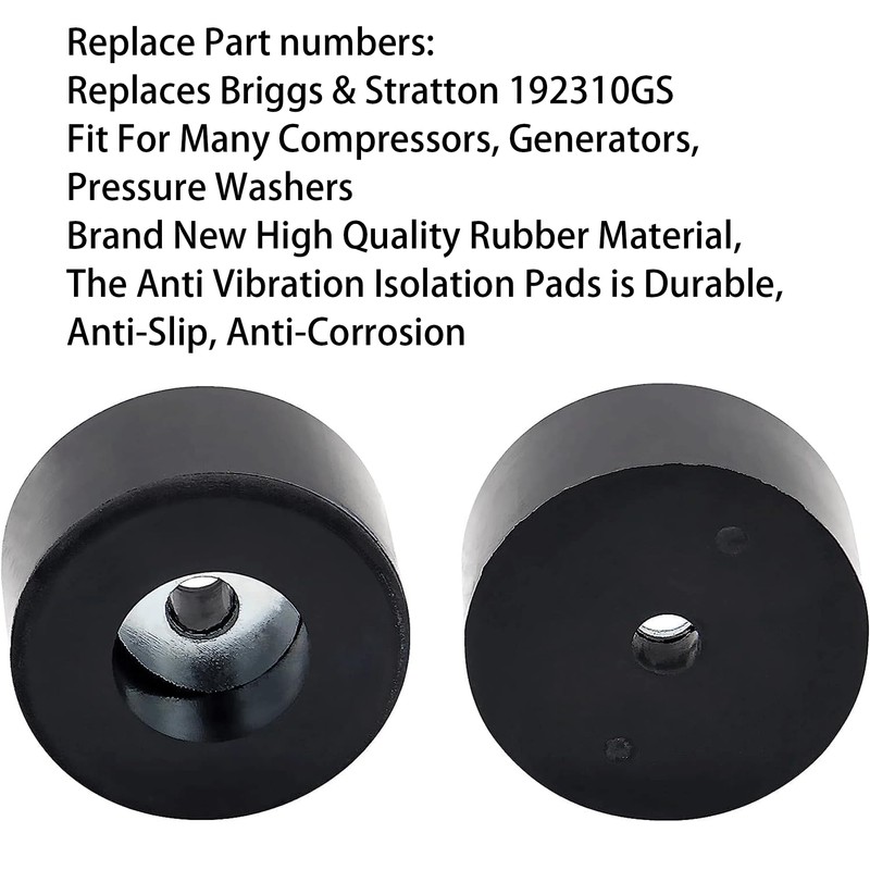192310GS Anti Vibration Foot Pad Rubber Feet Foot Mount, Fit