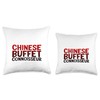 Chinese Buffet Connoisseur . Throw Pillow