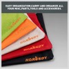 HORUSDY 5-Pack Multi-Purpose Zipper Bags, Water-proof Zippered Tool Pouch, Organization