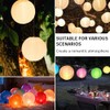 12 Pcs Paper Lantern Lights, Warm White Mini LED Lights