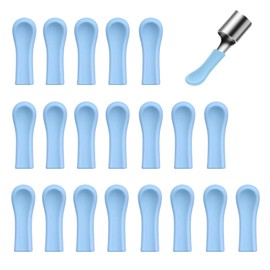 [ポクミル] 耳かき シリコン 20個入り 3.5cm 耳スプーン 耳用スプーンチップ カメラ パーツ イヤースプーン 耳スコープの先端 耳掻き 掃除 クリーナー 交換用