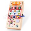 Asweets Montessori Wooden Busy Board Toy for Toddler, Red Robot