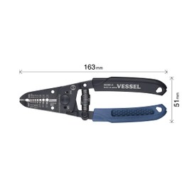VESSEL 3500E-5 Wire Stripper with Screw Cutter
