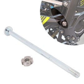 Runfarr Bottom Axle with Nut for Surron,Middle Center Mid Flat Fork Shaft Axis for Electric Dirt Bike Sur Ron X/Sur Ron S