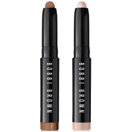 Bobbi Brown Mini Long-Wear Cream Shadow Stick Duo Moonstone Golden Bronze 2pc