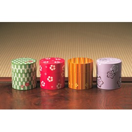 HAKOYA tea container 矢絣 Plum 56858 