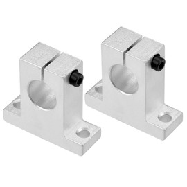 sourcing map Shaft Support Linear Motion Slide Rail Guide Blocks for CNC 3D Printer (Pack of 2) SK16