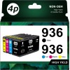 SAOUOT 936 936 Ink Cartridge 4 pack 9120e OfficeJet Pro