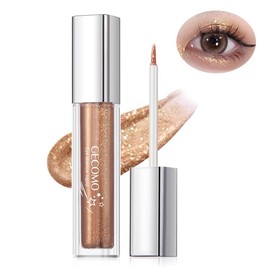 GECOMO Streaming Colorful Eyeshadow Pearlescent Sparkling Flakes Brightening Highlights Silkworm Liquid Eyeshadow 03# Fairy Tale