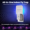Fly Trap Indoor,2 in 1 Plug in Fruit Fly Traps