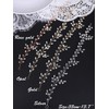 YERTTER - Diadema de cristal para boda, diseño de diamantes
