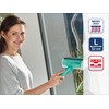 Leifheit Fensterwischer Window und Frame Cleaner L mit Rundum-Bezug, Fensterreiniger