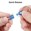 EEEKit Quick Release Keychain Detachable, Pull Apart Key Ring Key
